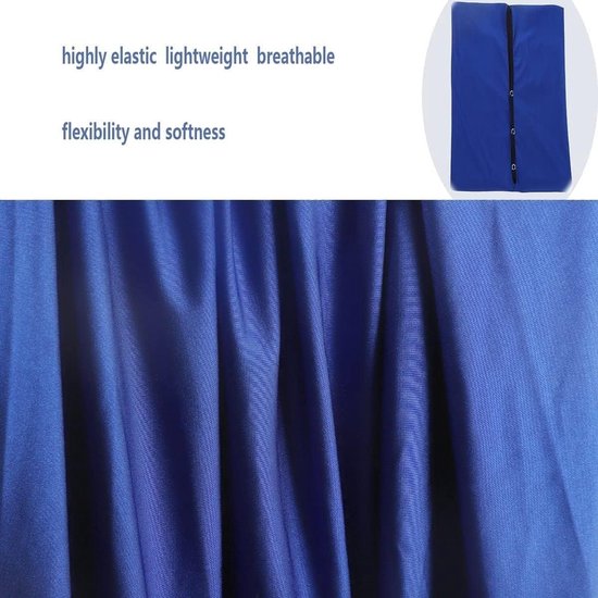 Sensorische lichaamssokken voor kinderen - Sensoriepe sok - Diepe druk stimulatie - Kalmerend voor ADHD & Autisme - Ademend stretchbaar fullbody pak - Maat XL: 165*74cm - Blauw van Merkloos — afbeelding 4