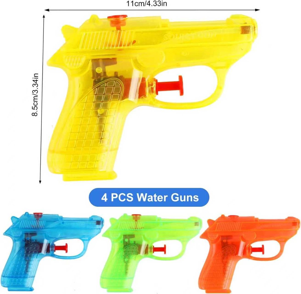 Foryouliving - 20 Mini Waterpistool - Speelgoed voor Kinderen, Jongens & Meisjes Verjaardagen, Kinderfeestjes, Uitdeelcadeautjes, Traktaties - Zwembad & Strandfeesten — afbeelding 9
