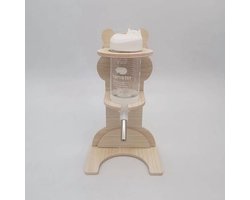 Hamster waterfles met standaard - 80ml knaagdier water- en voerbak