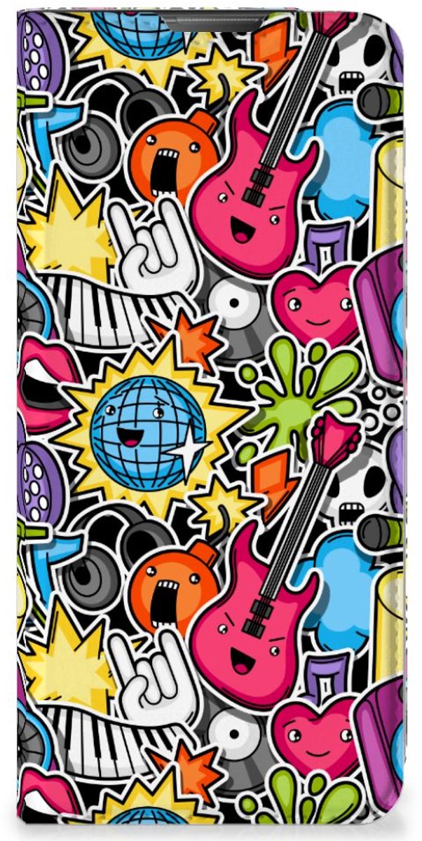 Motorola Moto E20 Hippe Standcase Punk Rock