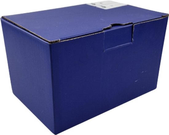 Kerst ornament Delftsblauw - doos van 6 ornamenten - kerst haan