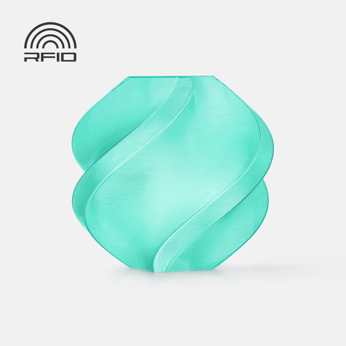 Bambu Lab PETG Translucent Filament 1.75 mm – Mintgroen 1 kg – Met Spoel
