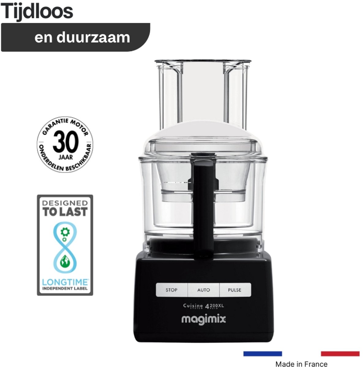 Magimix CS 4200 XL - Foodprocessor - Keukenmachine - Zwart - Citruspers thumbnail 4