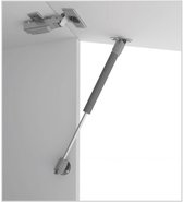 2 stuks - Gasveer voor Klep - Gaslift - 120N - Totale Lengte 270 mm - Draagvermogen 10-12 kg - Staal - Telescopische Kastdeur Gasveer - Hydraulische Ondersteuning - Deurliftdemper voor Kastdeur of Klep - Meubel montageonderdelen