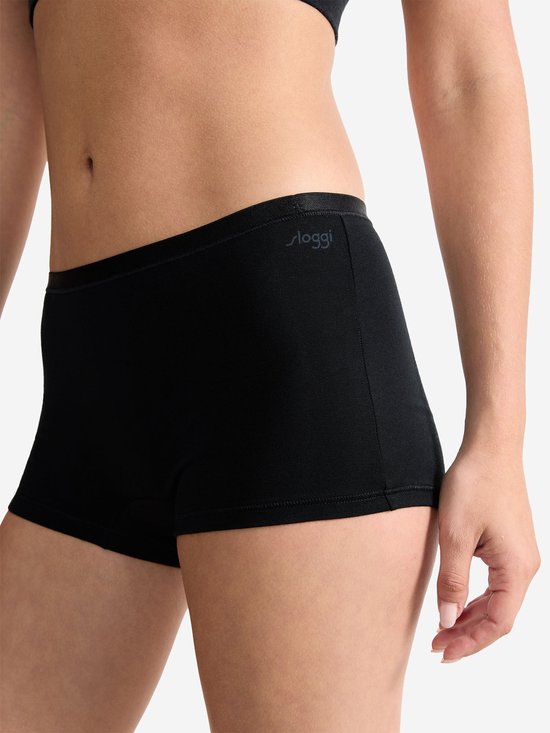 Sous-vêtements pour femmes Sloggi GO Daily Cotton Short 3P - NOIR -