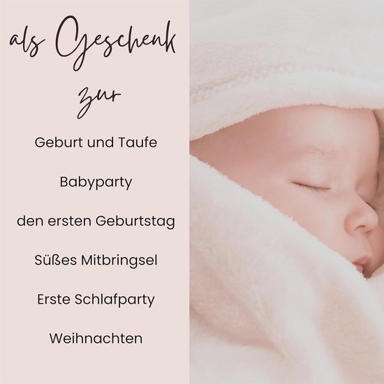Gepersonaliseerde Babydeken met Diermotief - Een Uniek Cadeau voor Geboorte en Doop van Bulbby — afbeelding 4