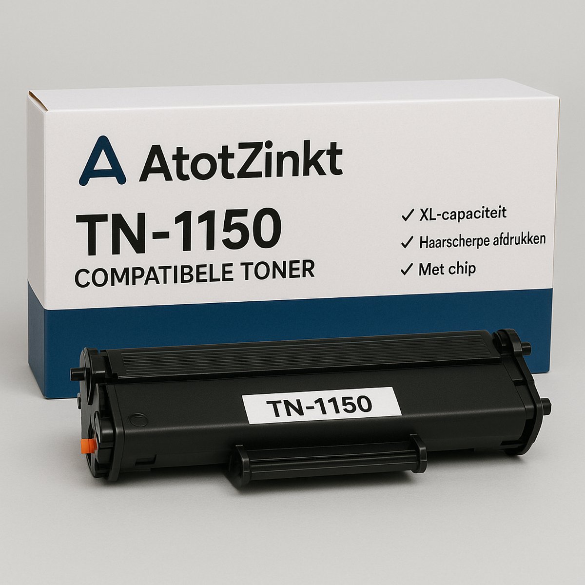Atotzinkt toner voor Brother TN-1150 huismerk zwart 1500 paging's HLL1240W,HL-L1242W,HL-L1242WXL,DCPL1640W,DCPL1642W,DCPL1642WXL,DCPL1660W