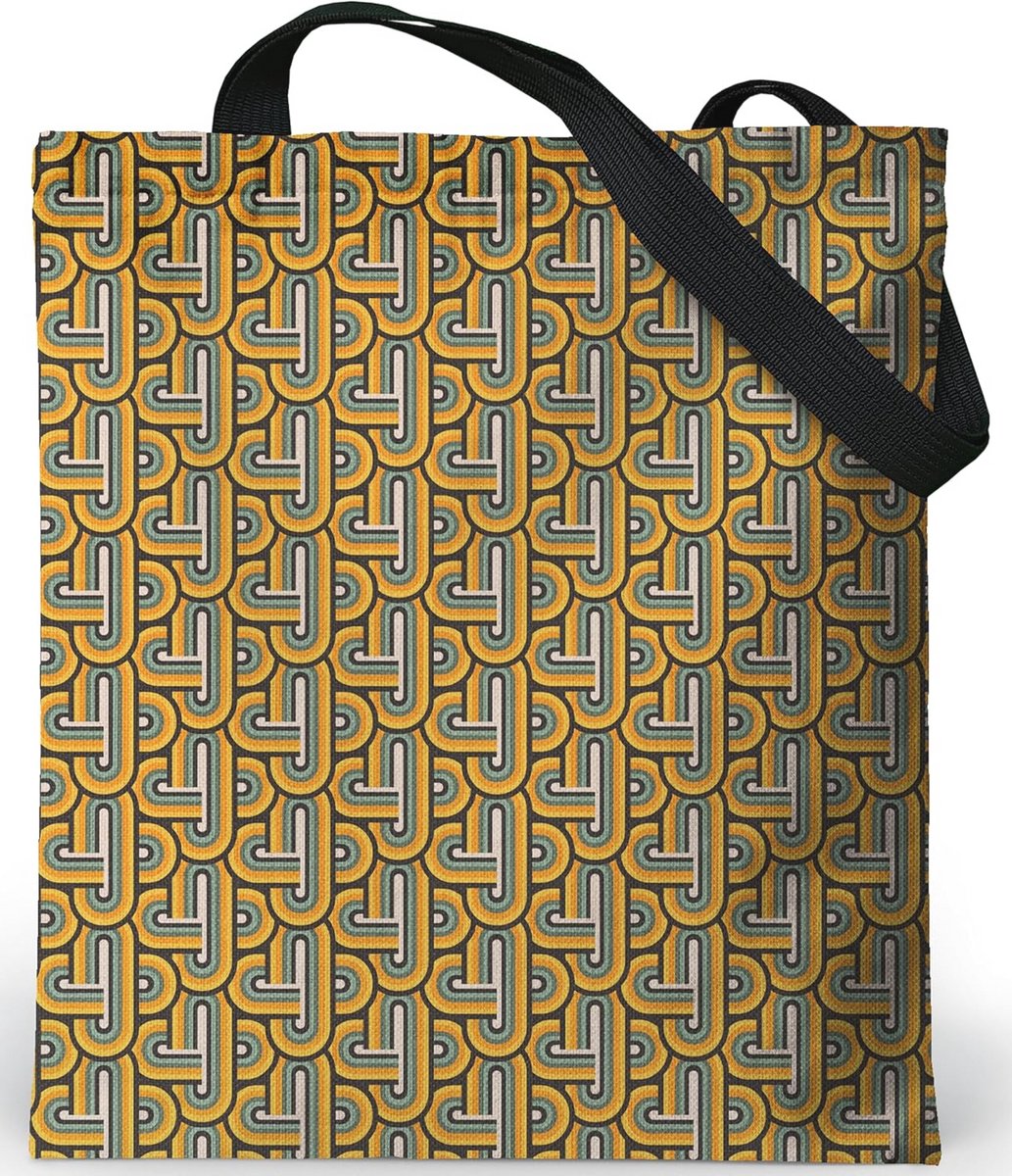 Hippe Canvas Tote Bag met Ritssluiting voor Dames - Perfecte Boodschappentas