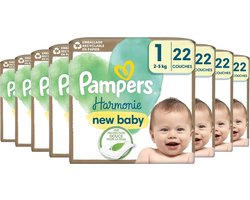 Pampers - Harmonie - Maat 1 - Maandbox - 176 stuks - 2/5KG