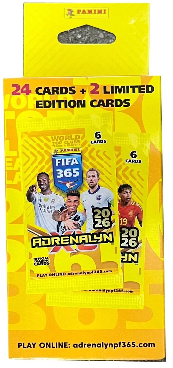 Panini - FIFA 365 Adrenalyn XL Voetbal Trading Cards - Set - 26 Kaarten