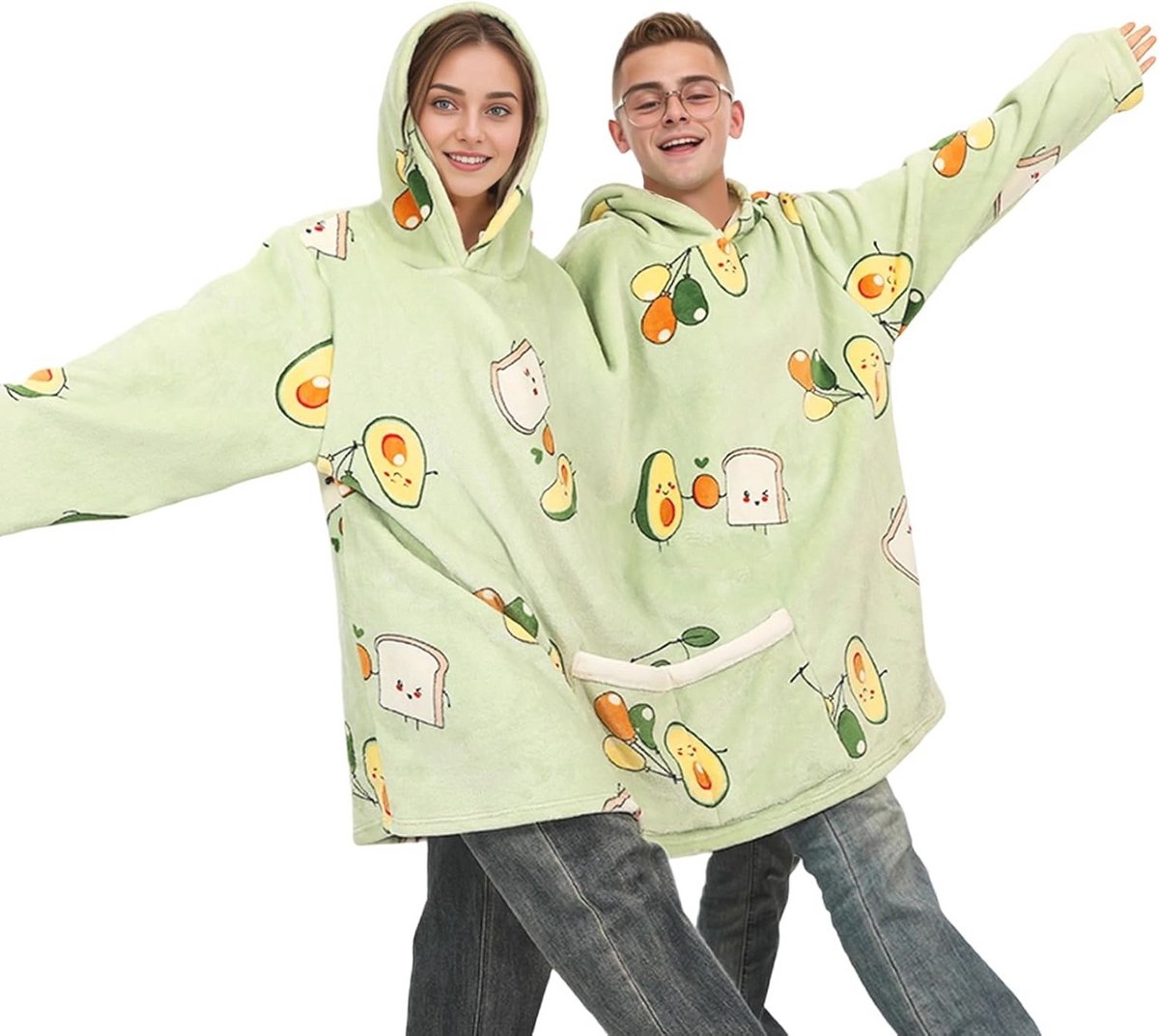 Oversized Hoodies en Pyjama's voor Koppels - Grappige en Comfortabele Set