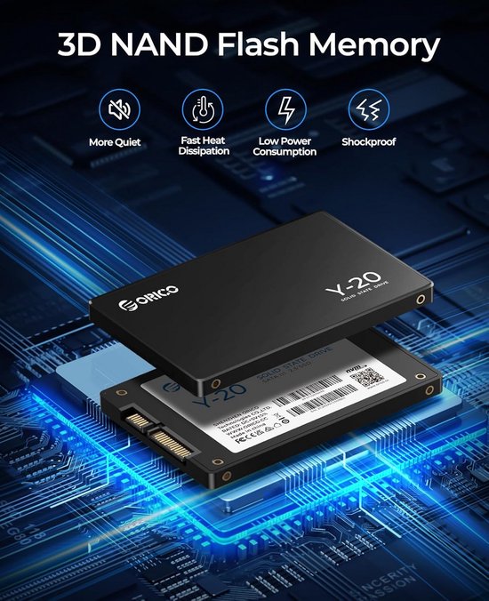 1TB SATA III 6Gbps 2.5" Interne SSD met 500MB/s Leessnelheid van Merkloos — afbeelding 5