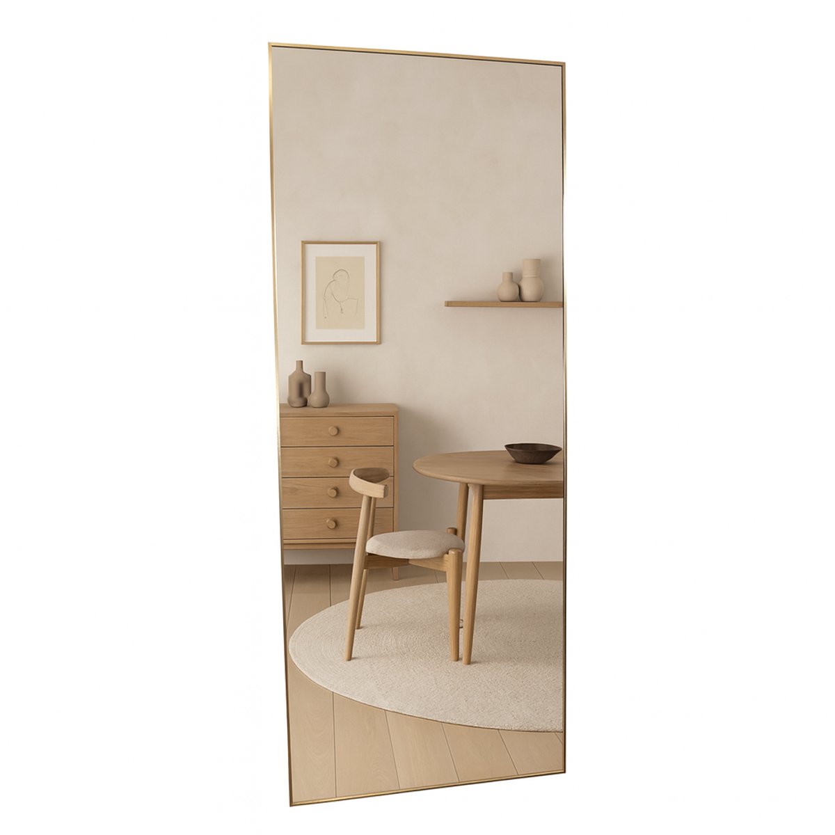 Fragix Rectangle XXL 200x80 Goud