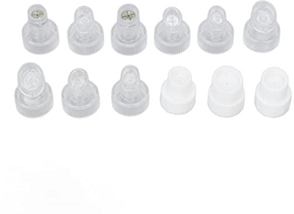 Facial Microdermabrasion Tips - 12 Stuks voor Stralende Huid