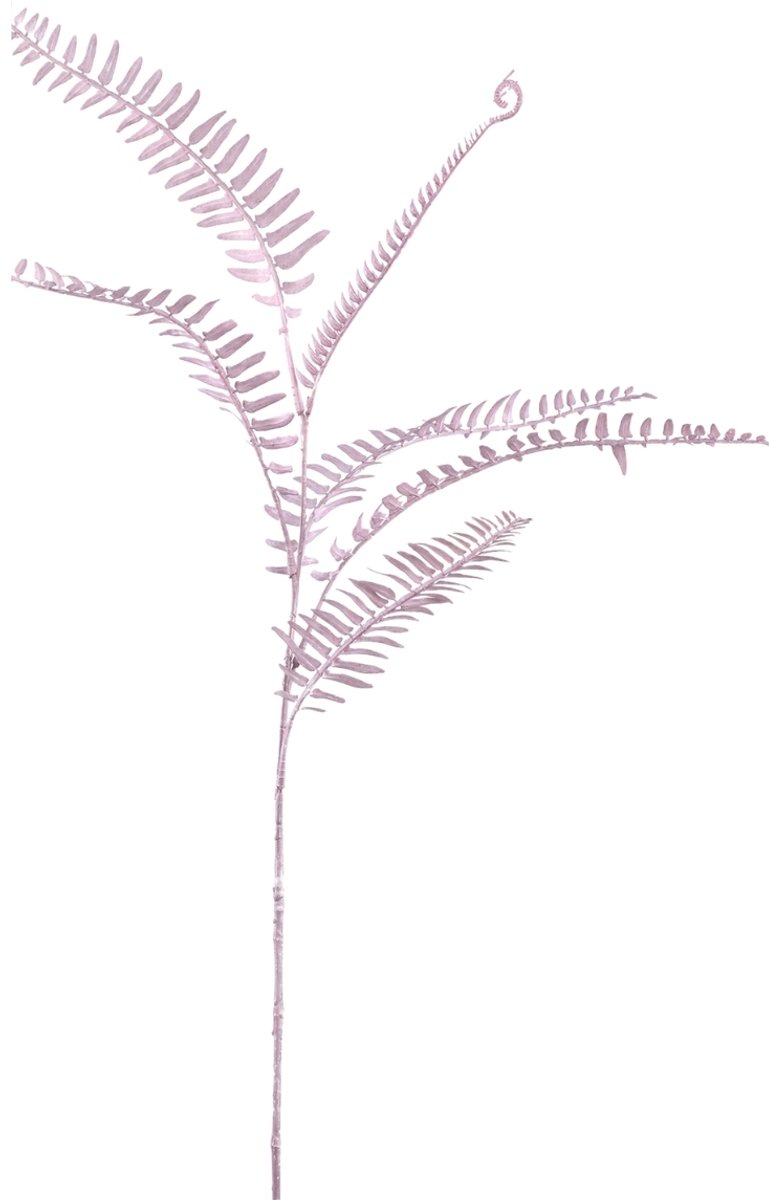 PTMD kunsttak Fern roze 102 cm 12 stuks