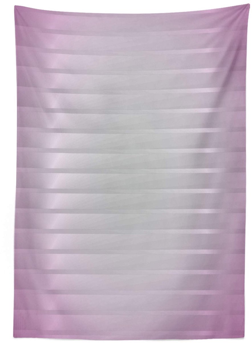 ABAKUHAUS Tafelkleed – Geen pijn, geen winst – 140 x 200 cm – Koraal Zwart-Wit