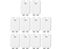 10 stuks wand haken - Zelfklevende haken - schilderij haakjes - zonder gaten ophangen - Foto met plakhaak - Muurbevestiging - voor decoratie in huis, op kantoor, in appartementen, op spiegels en op canvas - wit