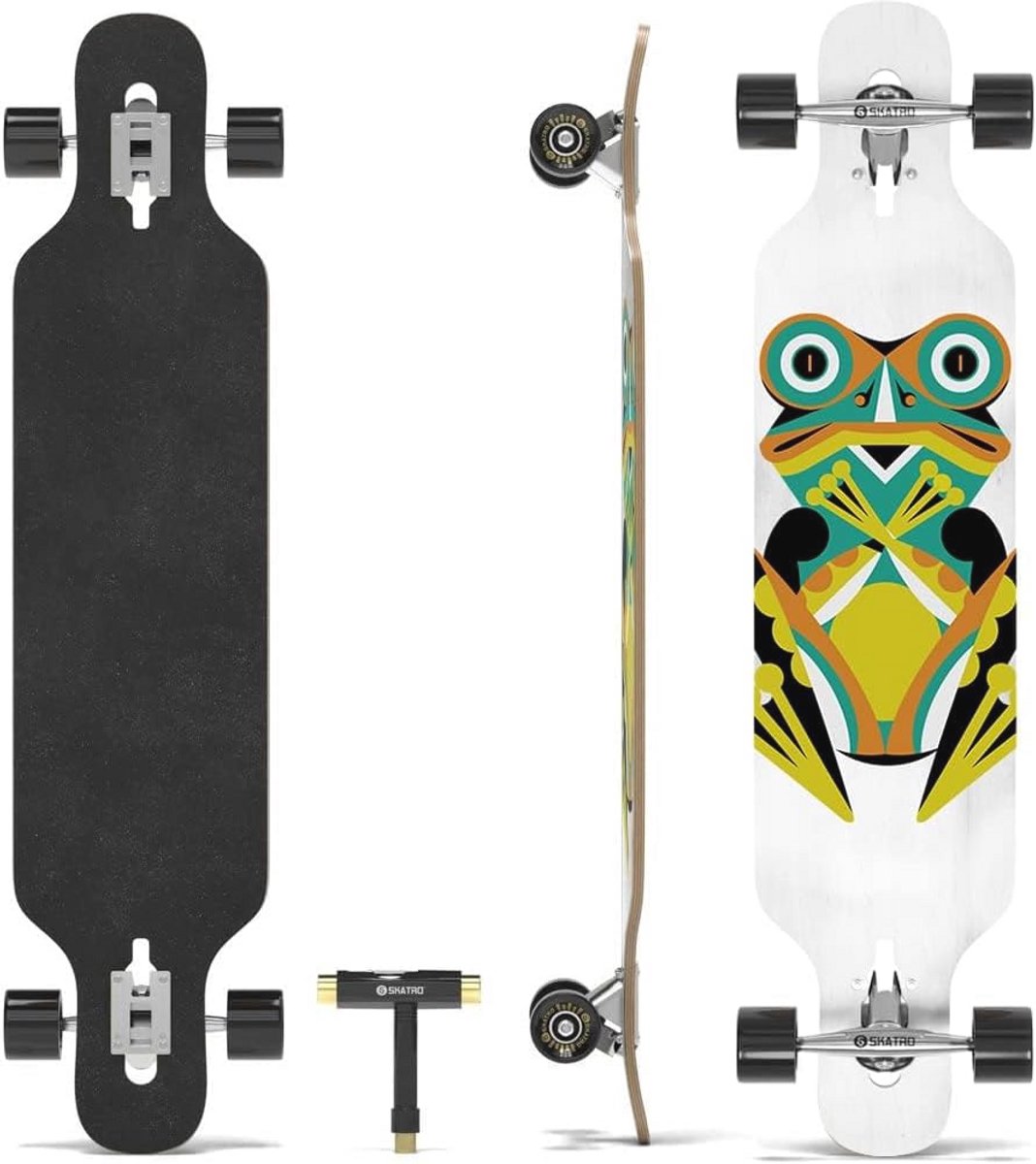Drop Through Longboard Freeride Inclusief T-Tool
