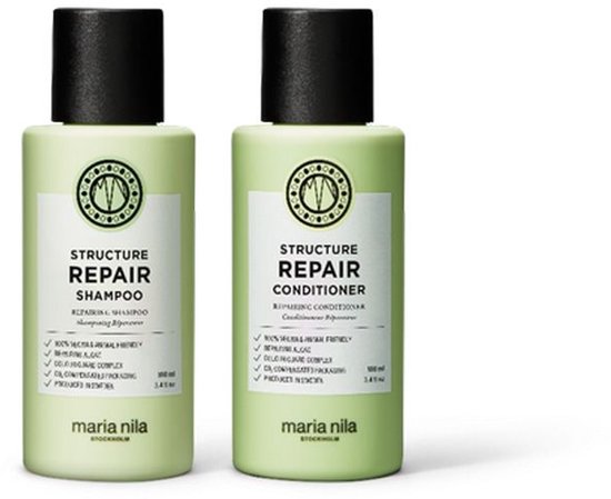 Maria Nila Structure Repair Shampoo 100ml + Conditioner 100ml