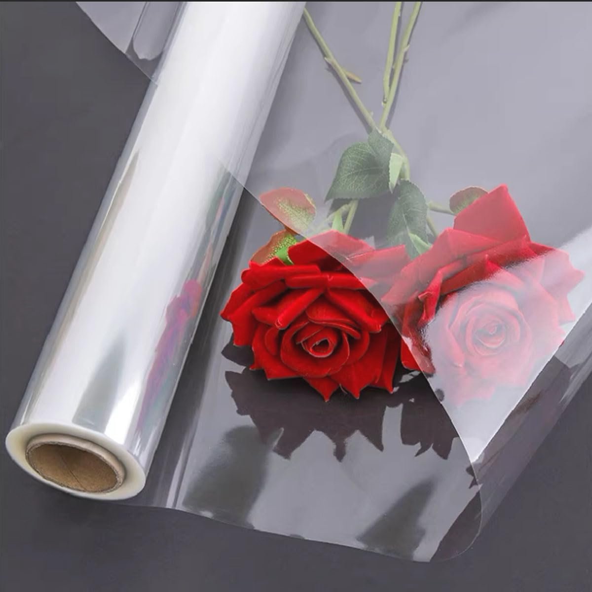 Cadeaufolie Transparant - Rol van 80 cm x 30 m voor Inpakken van Geschenken en Bloemen