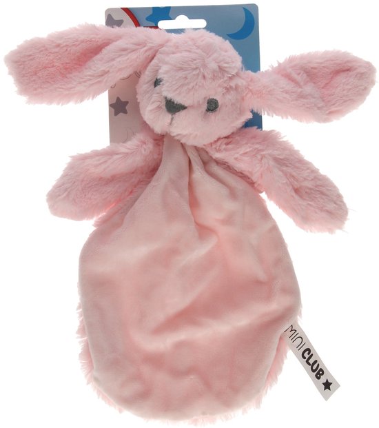 Mini Club knuffeldoekje konijn 27cm (1 stuk) assorti van Mini Club — afbeelding 3