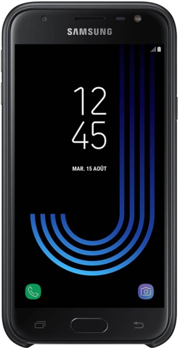 Samsung dual layer cover - zwart - voor Samsung Galaxy J7 2017