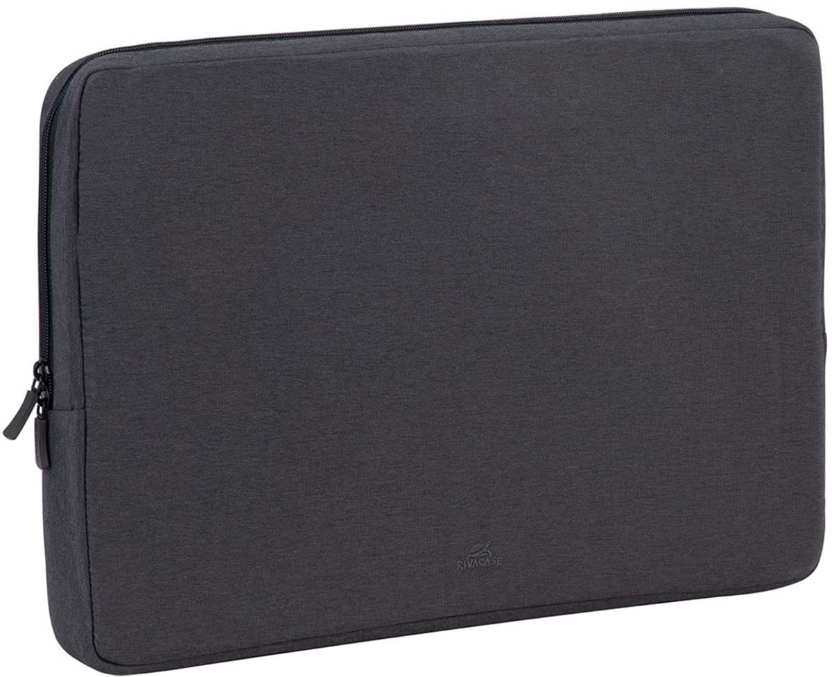 Rivacase 7707 Suzuka - Eco Laptop Sleeve 17.3 inch - Waterbestendig - Recycled Materiaal - Zwart