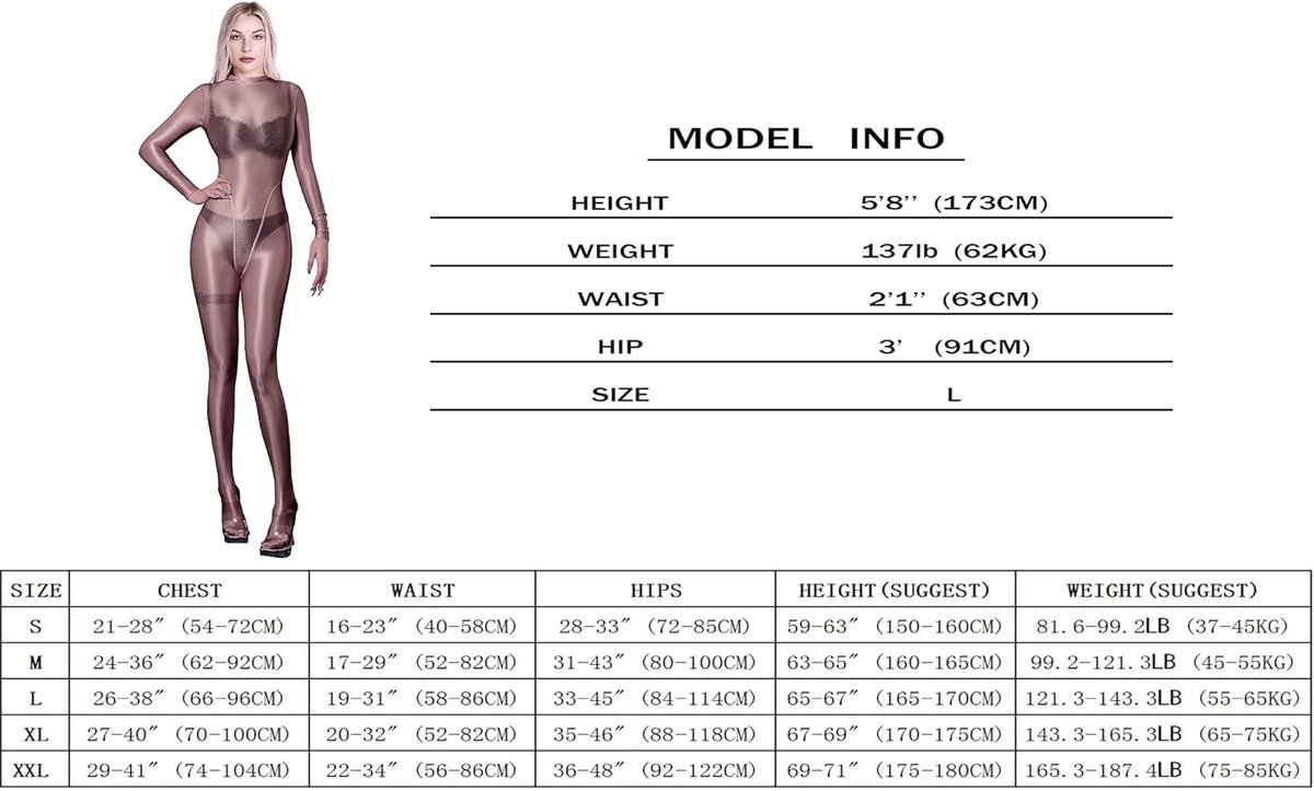 Dameslange Mouwen Ultradunne Catsuit – Glanzende Jumpsuit voor Elke Gelegenheid