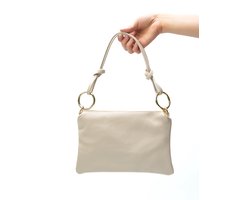 Top 10 Handtassen, Schoudertassen en Crossbodytassen 2026: Accessories Junkie Amsterdam Crossbody Handtas Echt Suède Beige