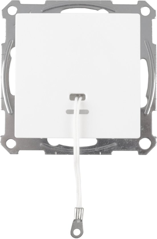 Interrupteur Merten System M - encastré - tirage/va-et-vient - blanc actif
