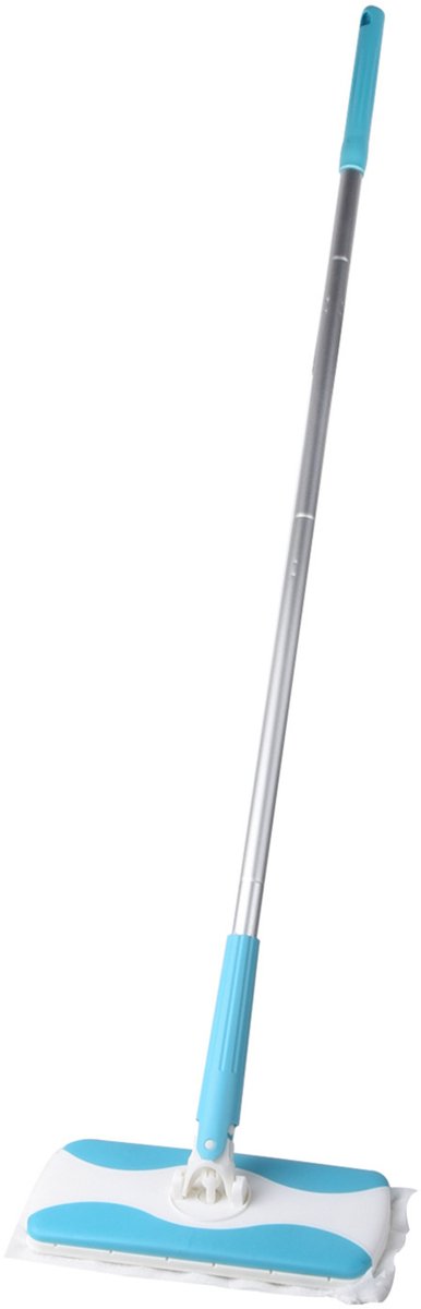 Aqua Laser - Swiffer - Push-to-go-mop - Mop met 5x refill - Droog en vochtig moppen - 5 reservedoeken