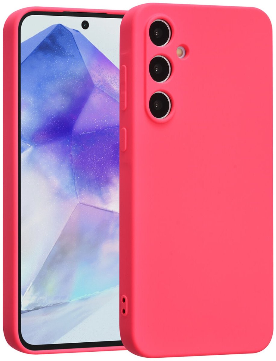TUNIQ telefoonhoesje voor Samsung Galaxy A55 - Backcover - Felroze