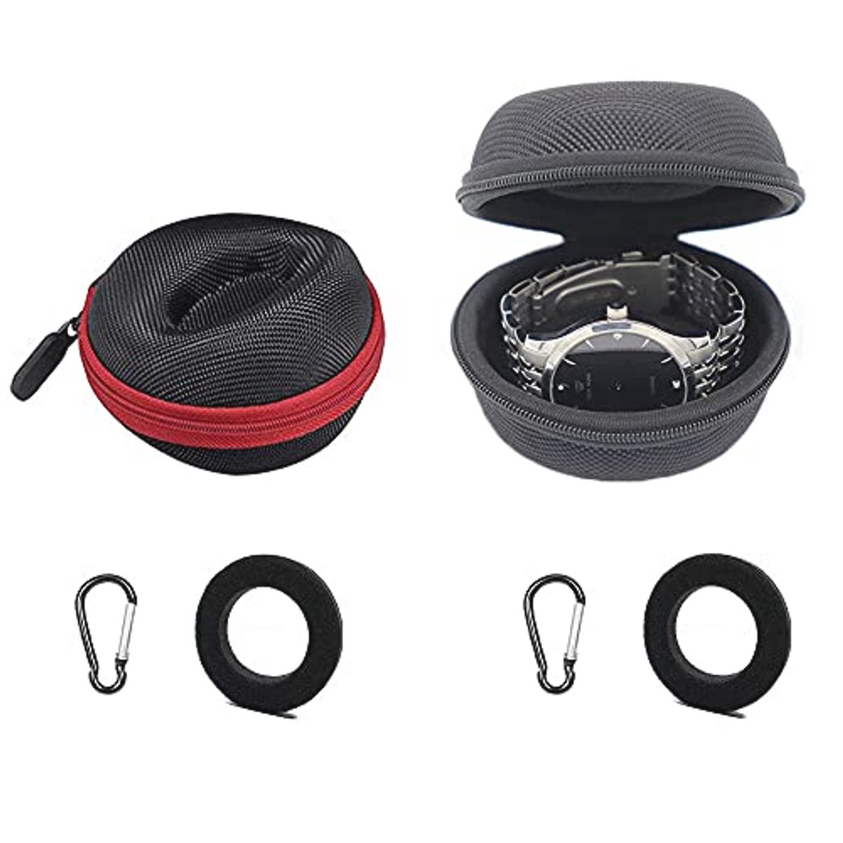 Reishorlogedozen Set van 2 - Compacte Bescherming voor Horloges tot 50 mm
