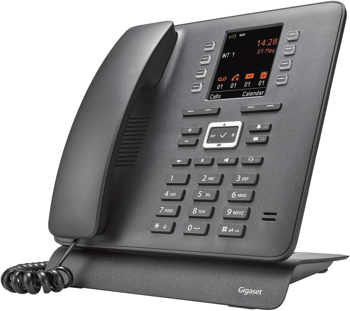 Draadloze Bureautelefoon met Groot Kleuren Scherm, Bluetooth en Micro USB - Voor VoIP Routers en Basisstations