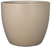 Floran Plantenpot - taupe - mat - keramiek - 32 x 27 cm - plantenpotten binnen