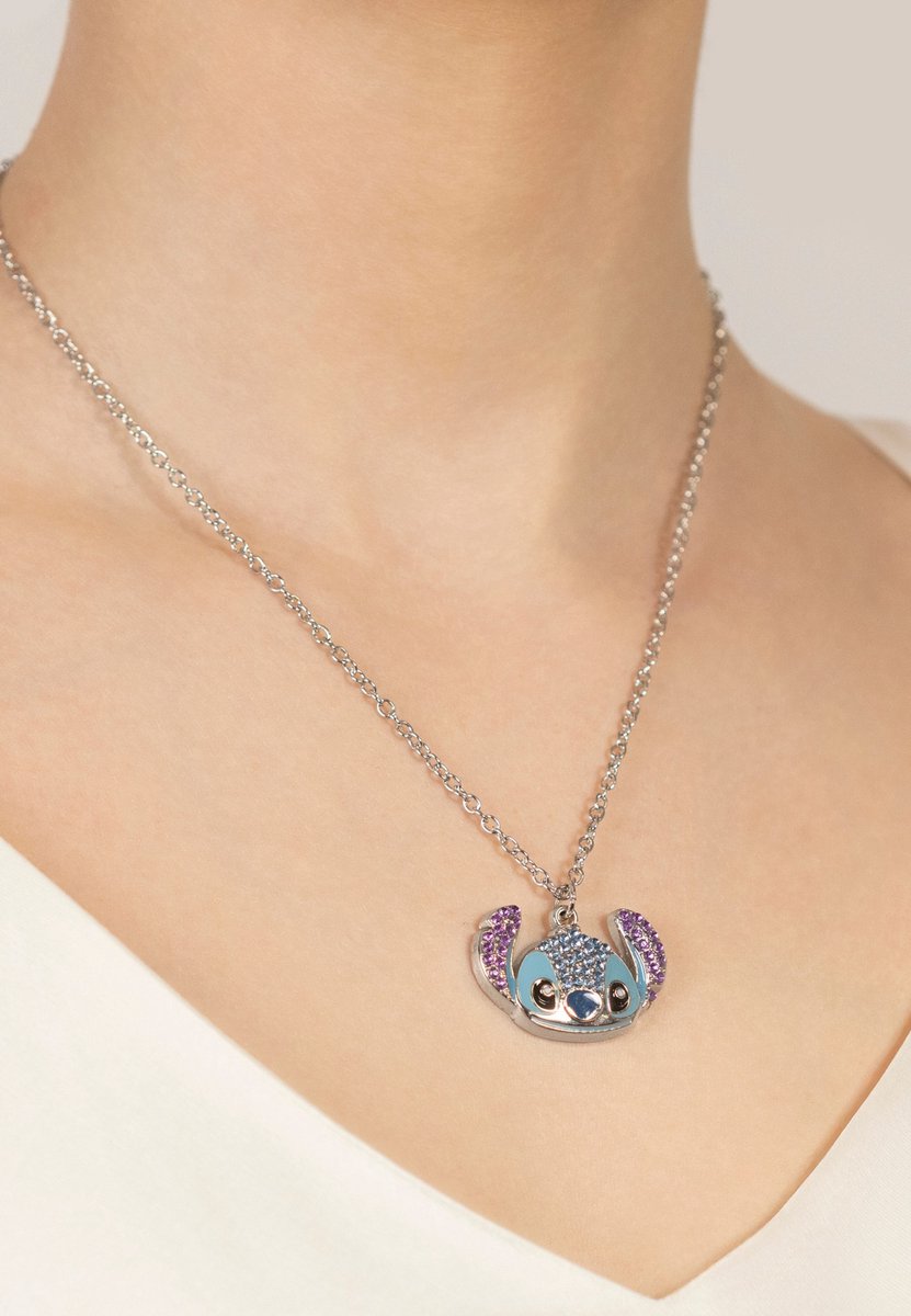 Disney - Stitch Crystal Head Pendant Necklace