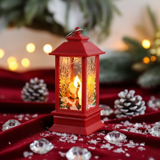 Jojoy - Lanterne de Noël avec Siècle des Lumières - Lanterne d'intérieur - Décoration de Noël - Décorations de Noël - Éclairage de Noël - GLOWMAS