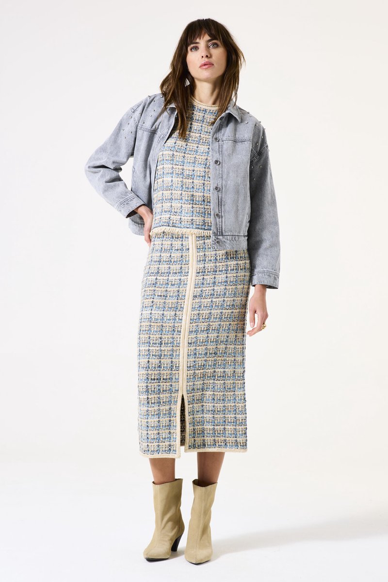 GARCIA Dames Effen Rok Wit