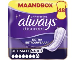 Always Discreet Incontinentie Discreet Night Maxi - 48 stuks