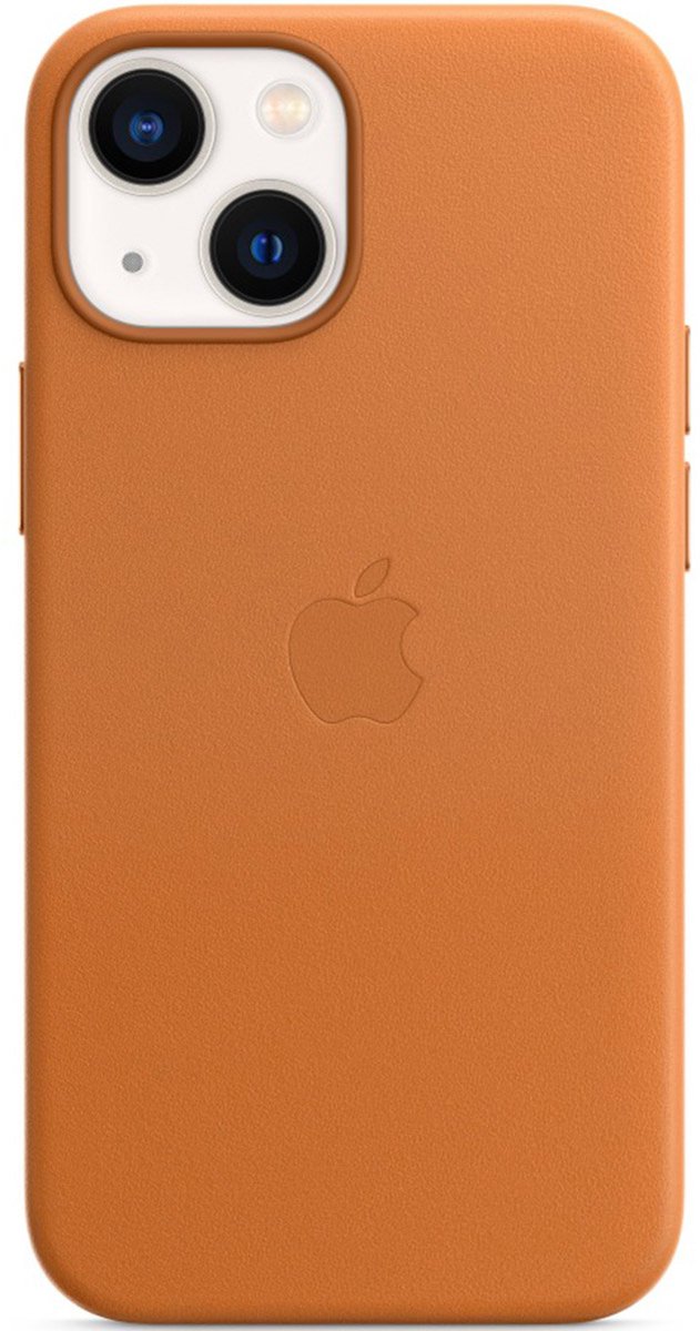 Apple - Leren hoesje - MagSafe - iPhone 13 Mini - Goudbruin