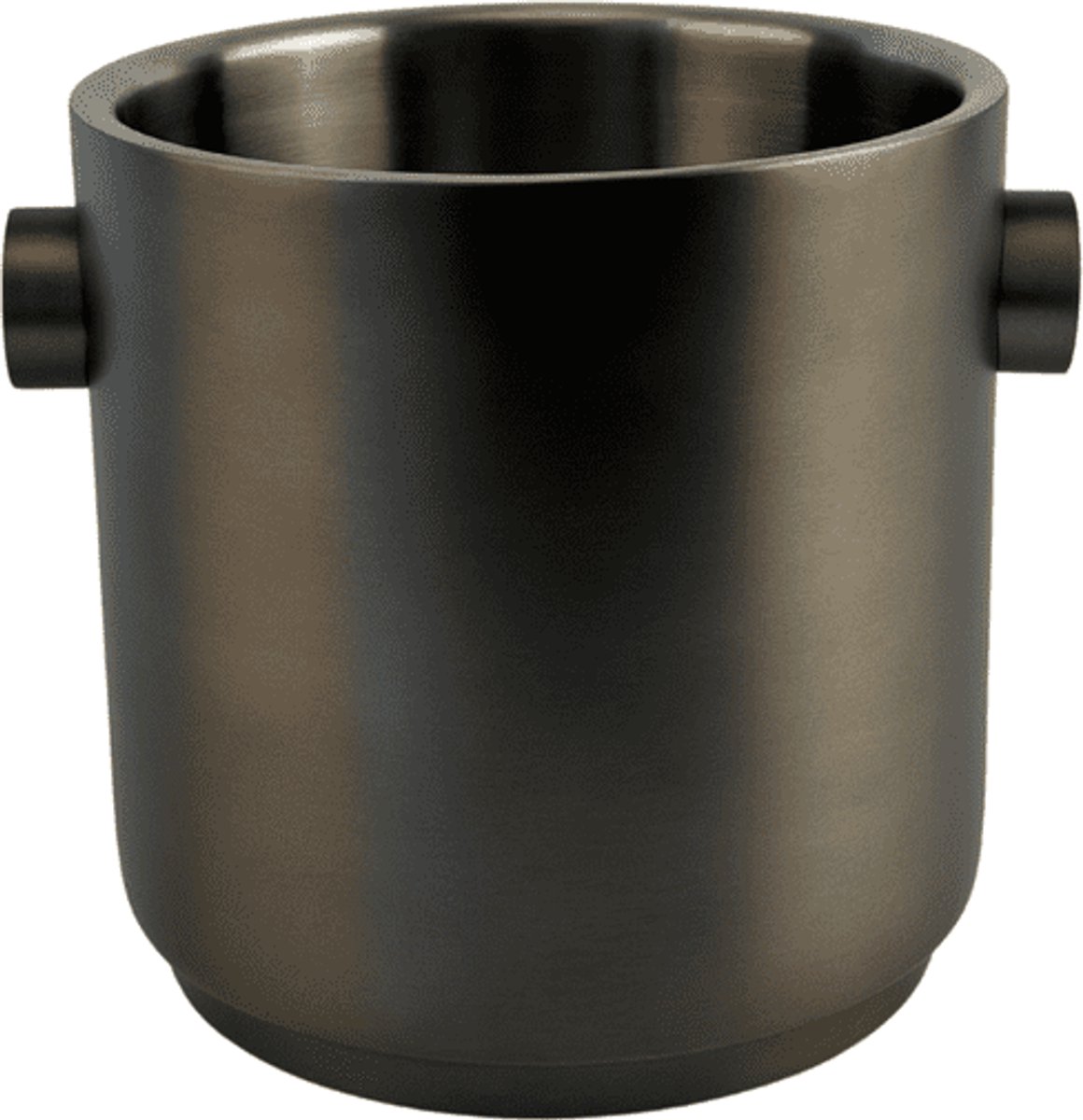 XLBoom Rondo Wijnemmer Dubbelwandig Soft Copper - 22,5 x 22,5 x 22,5 cm Soft Black - Luxe dubbel geïsoleerde design wijnkoeler voor flessen ontworpen door Sascha Sartory