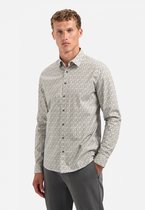 Allover geprint stretch hemd in minidessin