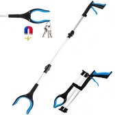 Grabber, opvouwbare grijper voor senioren, 109 cm lang, universele grijper, 360° draaibaar, 1-delig, lichtgewicht en duurzaam, afvalgrijper, aluminiumlegering