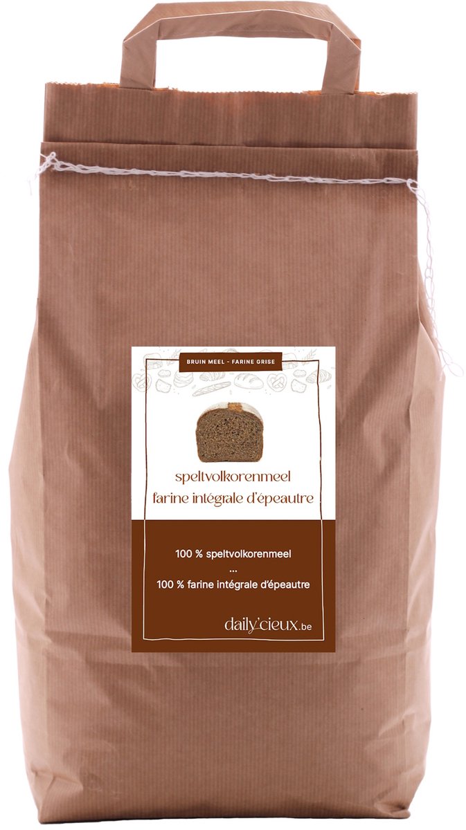 Speltvolkorenmeel 5kg - brood bakken - bakingrediënt - bloem