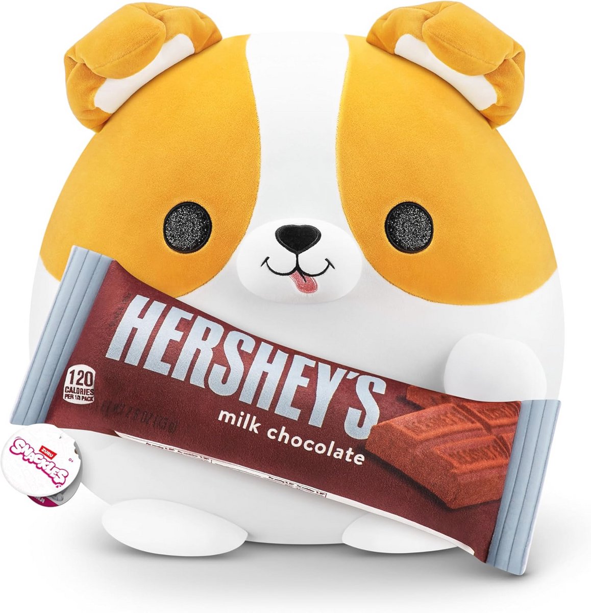 Snackles Groot 36 cm Corgi met Melkchocolade