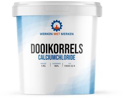 Dooikorrels - Emmer, 5KG - Sneldooier - Strooizout - Calciumchloride