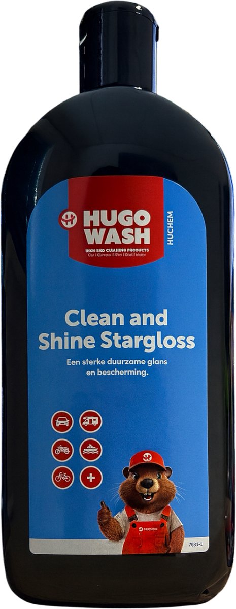 Clean & Shine Stargloss 500 ml – lakverzorging & hoogglans | Hugo Wash | Lak hersteller