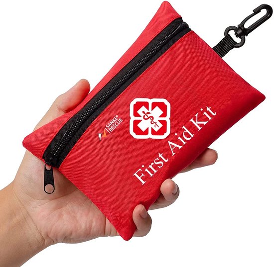 CURMIO Kleine Eerste Hulp Tas, Medicijn Opbergtas Leeg voor Wandelen, Kamperen, Auto, Reizen, Familie en Buitenleven (Grijs CURMIO Kleine Eerste Hulp Tas, Medicijn Opbergtas Leeg voor Wandelen, Kamperen, Auto, Reizen, Familie en Buitenleven (Grijs