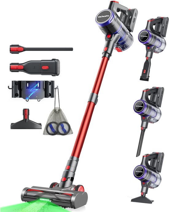 VACTechPro Steelstofzuiger-draadloos-48000Pa-550W-70Min - VACTechPro - €119,00