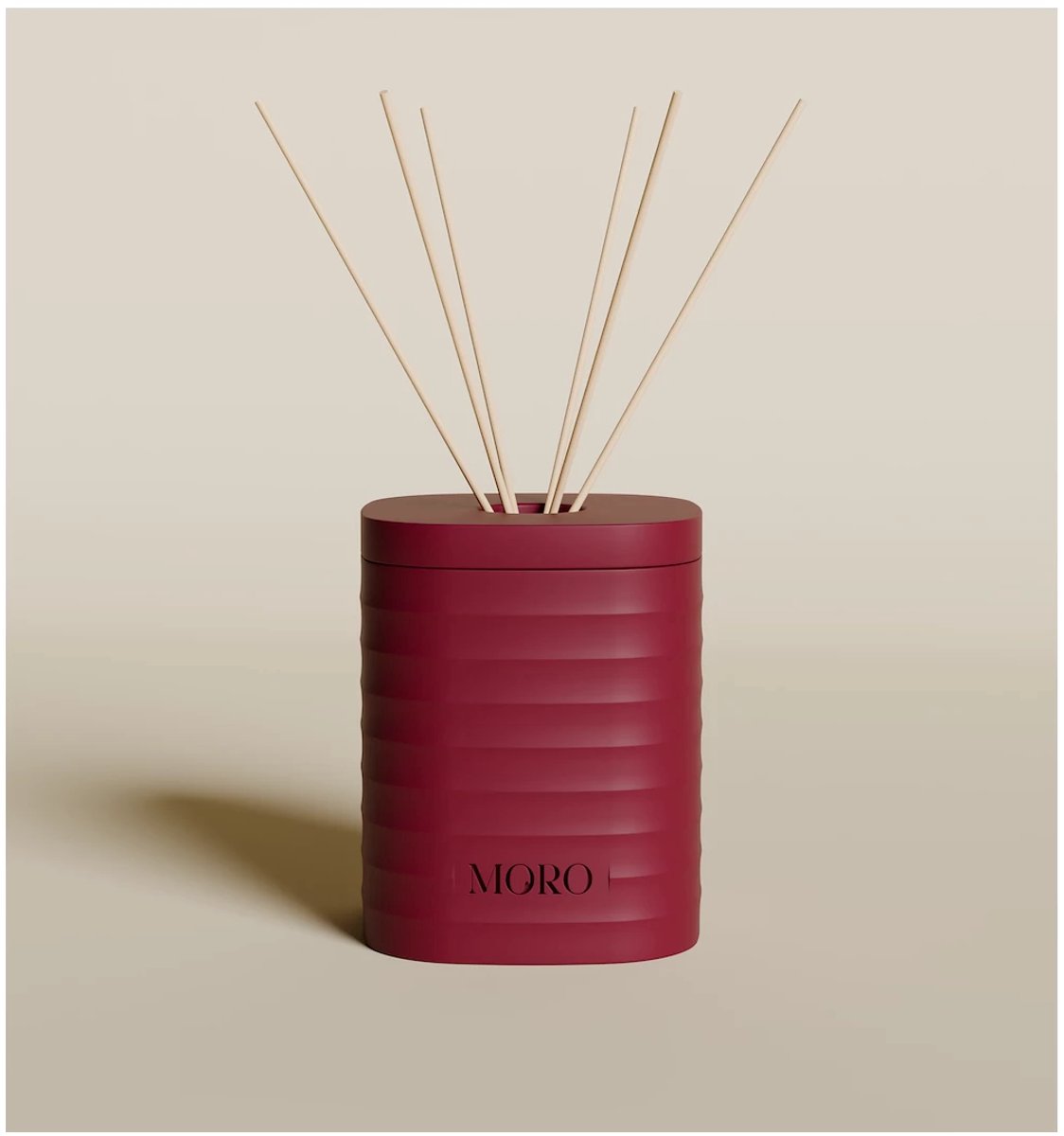 Moro home essentials diffuser 200ml tonka bean & rose bold burgundy